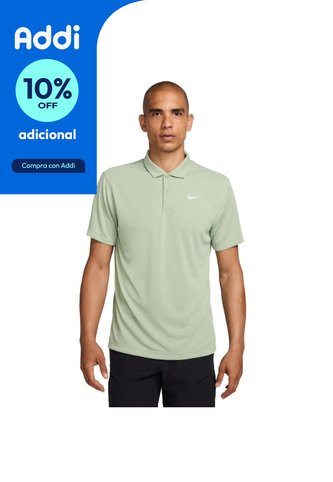 Camiseta Polo Nike Court Dri-Fit-Verde Nike
