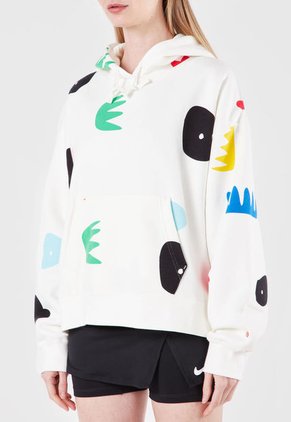 Hoodie Blanco-Multicolor Nike Jordan Artist Series by Mia Lee