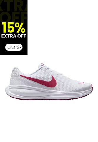Tenis Nike W Revolution 8 Mujer-Blanco/Rojo Nike