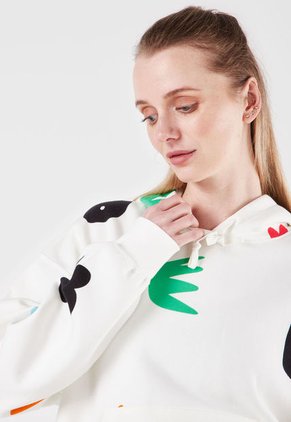 Hoodie Blanco-Multicolor Nike Jordan Artist Series by Mia Lee