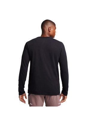 Buzo Nike Dri Fit Tee Ls Trail-Negro