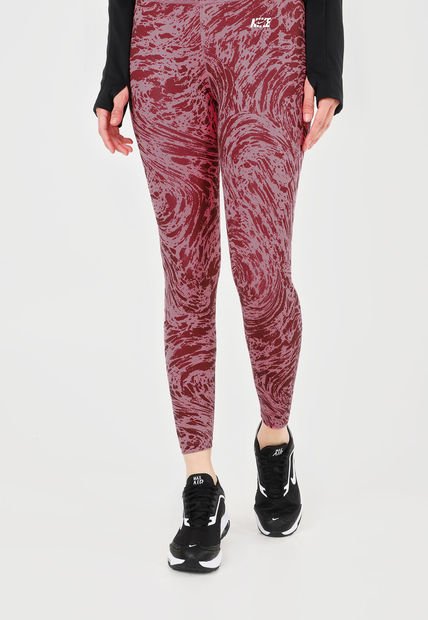 Leggings Rosa-Vino Tinto Nike One Icon Clash