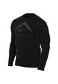 Buzo Nike Dri Fit Tee Ls Trail-Negro de Nike