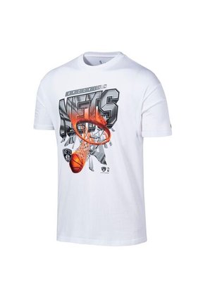 Camiseta Nike Brooklyn Nets Nba-Blanco