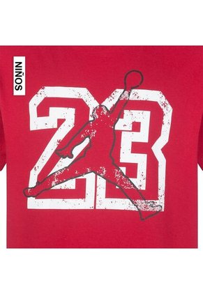 Camiseta Nike Jdb 23 Jumpman Ss Tee Niño-Rojo