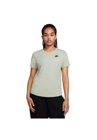 Camiseta Nike W Nsw Club Ss Tee Mujer-Verde Claro Nike