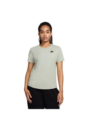 Camiseta Nike W Nsw Club Ss Tee Mujer-Verde Claro