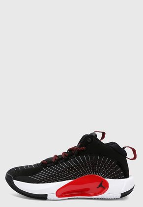 Tenis Basketball Negro-Blanco-Rojo Nike Jordan Jumpman