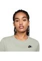 Camiseta Nike W Nsw Club Ss Tee Mujer-Verde Claro de Nike