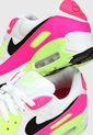 Tenis Lifestyle Blanco-Verde-Fucsia Nike Air Max 90 de Nike