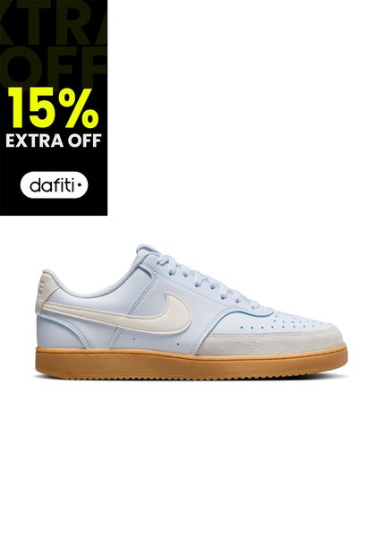 Tenis Nike Court Vision Lo V3 Hombre-Celeste/Blanco