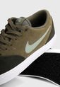 Tenis Skateboarding Verde Oliva-Blanco Nike Sb Check Solar de Nike