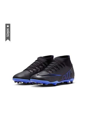 Guayos Nike Jr. Mercurial Superfly 9 Club Niños-Negro