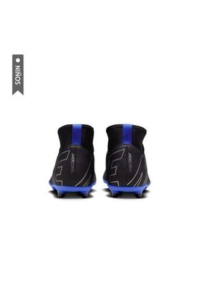 Guayos Nike Jr. Mercurial Superfly 9 Club Niños-Negro