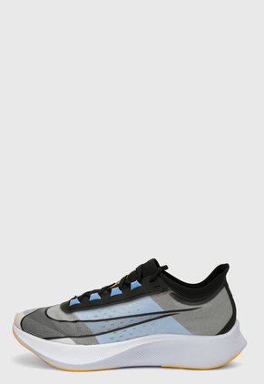 Tenis Running Negro-Azul-Gris-Blanco Nike Zoom Fly 3