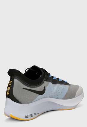 Tenis Running Negro-Azul-Gris-Blanco Nike Zoom Fly 3