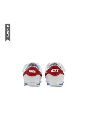 Tenis Nike Kids Cortez Easyon Bpv Niño-Blanco/Rojo