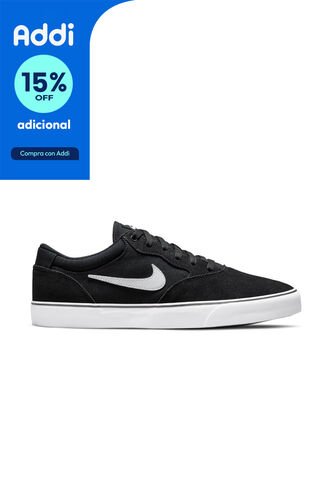 Tenis Nike Sb Chron 2 Hombre-Negro/Blanco Nike