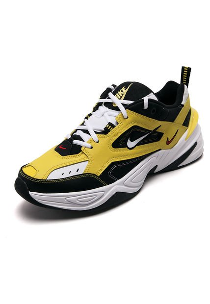 Tenis Lifestyle Amarillos-Negros-Blancos Nike M2k Tekno