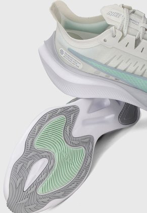 Tenis Running Blanco-Verde Nike Zoom Gravity
