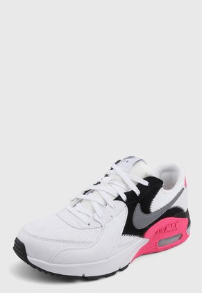 Tenis Lifestyle Blanco-Negro-Gris-Fucsia Nike Air Max Excee