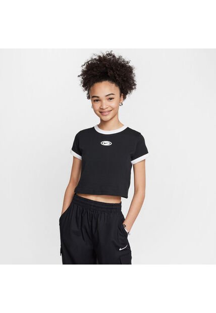 Camiseta Unisex Niño Lifestyle Nike Sportswear Negro