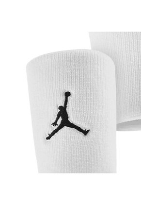 Muñequeras Deportivas Jordan Jumpman 2 Pk-Blanco