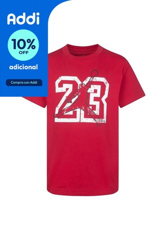 Camiseta Nike Jdb 23 Jumpman Ss Tee Niño-Rojo Nike