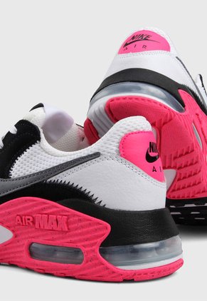 Tenis Lifestyle Blanco-Negro-Gris-Fucsia Nike Air Max Excee