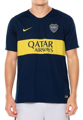 Camiseta Azul-Amarillo Nike Boca Juniors Stadium Home