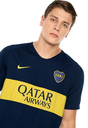 Camiseta Azul-Amarillo Nike Boca Juniors Stadium Home