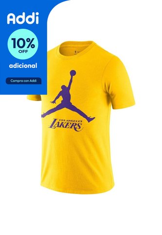 Camiseta Nike Los Angeles Lakers Essential-Amarillo Nike