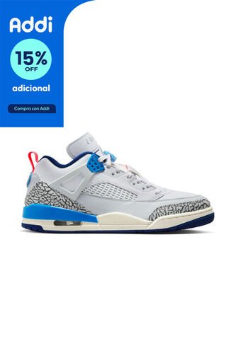 Tenis Nike Jordan Spizike Low Hombre-Blanco/Gris Nike