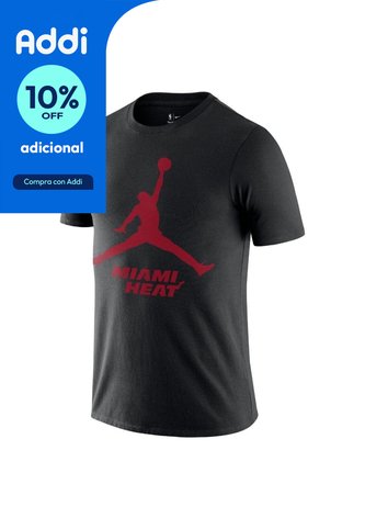 Camiseta Nike Miami Heat Essential-Negro Nike