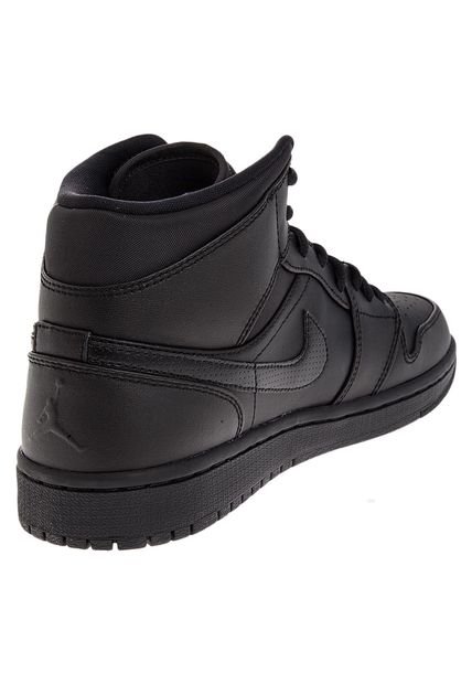 black nike air jordan 1