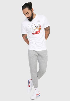 Pantalón Blanco-Gris Nike NSW Club Jogger