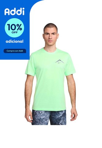 Camiseta Nike Running T-Shirt-Verde Nike