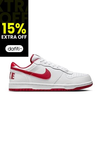 Tenis Nike Big Low Hombre-Blanco/Rojo Nike