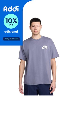 Camiseta Nike Sb T-Shirt-Gris Nike