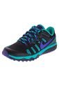 Running Negro-Verde-Morado Nike Wmns Dual Fusion Trail 2 de Nike