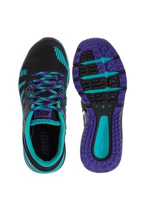 Running Negro-Verde-Morado Nike Wmns Dual Fusion Trail 2