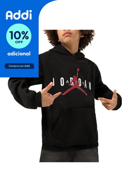 Hoodie Jordan Sustainable Pullov Niños-Negro