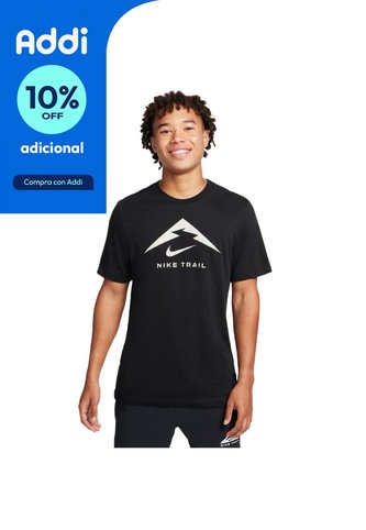 Camiseta Nike Dri Fit Tee Trail-Negro Nike