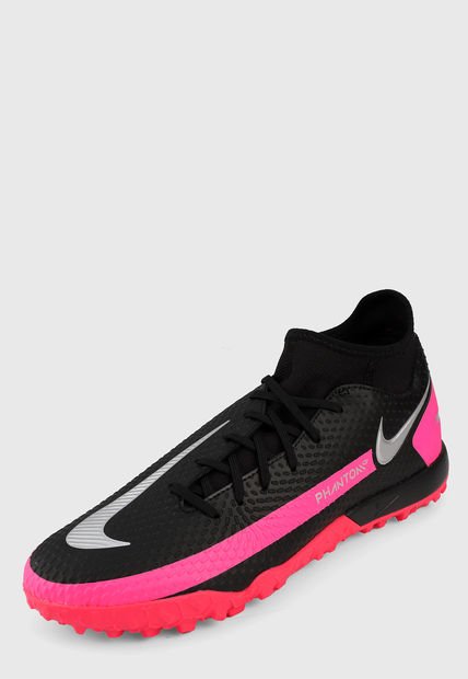 Guayo Negro-Rosado-Plateado Nike Phantom GT Academy DF TF
