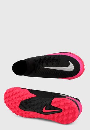 Guayo Negro-Rosado-Plateado Nike Phantom GT Academy DF TF