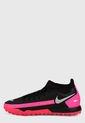 Guayo Negro-Rosado-Plateado Nike Phantom GT Academy DF TF de Nike