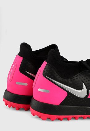 Guayo Negro-Rosado-Plateado Nike Phantom GT Academy DF TF