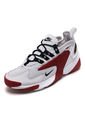 Tenis Lifestyle Blanco-Negro-Rojo Nike Zoom 2k de Nike