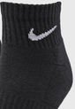Medias X3 Gris-Negro-Blanco Nike Everyday Cushioned de Nike