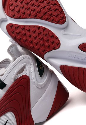 Tenis Lifestyle Blanco-Negro-Rojo Nike Zoom 2k